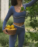 Top Marie Bleu