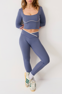Legging Olympe Bleu